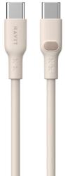 Havit Cablu Date Havit CB6284 USB Type C 2m Bej (6939119066239)