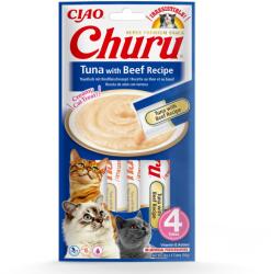  Inaba Cat Ciao Churu krémes macskaeledel - tonhal, marha 4 x