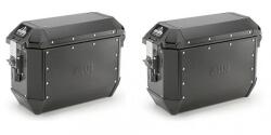 GIVI ALA36BPACK2 Trekker Alaska Monokey Alumínium oldaldoboz, fekete (ALA36BPACK2)