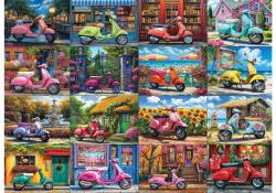 EUROGRAPHICS 6000-5916 - 16 Scooters - 1000 db-os puzzle (6000-5916)