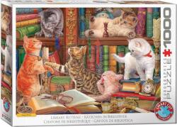 EUROGRAPHICS 1000 db-os puzzle - Library Kittens (6000-5913) (6000-5913)