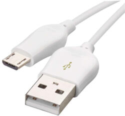 EMOS brand of Legrand EMOS SM7004W, Töltő- és adatkábel USB-A 2.0 / micro USB-B 2.0, Quick Charge, 1 m, fehér (SM7004W)