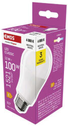 EMOS EMOS ZQ5E63, LED izzó Classic A60 / E27 / 13 W (100 W) / 1521 lm / Természetes fehér (ZQ5E63)