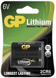 GP Batteries EMOS B1505, GP Lítium elem 2CR5 1db/bliszter (B1505)