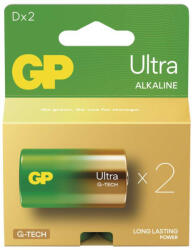 GP Batteries EMOS B02412, GP Ultra Alkáli elem LR20 (D) 2db (B02412)