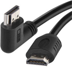 EMOS EMOS S10110, HDMI kábel 2.0 A-A dugó 90°, 1.5m (S10110)