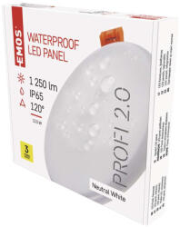 EMOS EMOS ZV1142, LED panel VIXXObeépíthető 13.5W 1250lm IP65 természetes fehér (ZV1142)