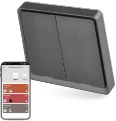 EMOS brand of Legrand EMOS H5015, GoSmart Okos hordozható 2 funkciós szcenárió kapcsoló IP-2002ZB, ZigBee 3.0 (H5015)