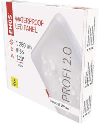 EMOS EMOS ZV2142, LED panel VIXXO beépíthető 13.5W 1250lm IP65 természetes fehér (ZV2142)