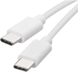 EMOS EMOS SM7027W, Töltő- és adatkábel USB-C 2.0 / USB-C 2.0, 1 m, fehér (SM7027W)