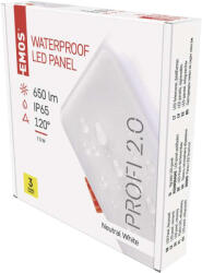 EMOS EMOS ZV2122, LED panel VIXXO beépíthető 7, 5W 650lm IP65 term. fehér (ZV2122)