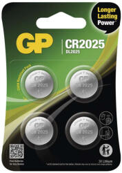 GP Batteries EMOS B15254, GP Lítium gombelem CR2025 4db/bliszter (B15254)