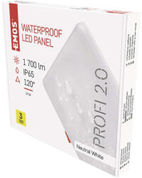 EMOS EMOS ZV2152, LED panel VIXXO beépíthető 19W 1700lm IP65 természetes fehér (ZV2152)