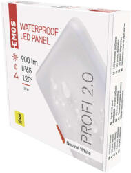 EMOS EMOS ZV2132, LED panel VIXXO beépíthető 10W 900lm IP65 természetes fehér (ZV2132)