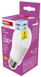 EMOS brand of Legrand EMOS ZQ5E64, LED izzó Classic A60 / E27 / 13 W (100 W) / 1521 lm / Hideg fehér (ZQ5E64)