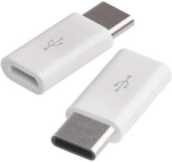 EMOS EMOS SM7023, Adapter micro USB-B 2.0 / USB-C 2.0, fehér (SM7023)