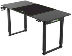 GAMEMAX Birou Gaming Gamemax D160 Carbon, reglaj electric (Negru) (BGGMD160CAEL)