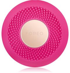 FOREO UFO mini 2 szónikus készülék az arcmaszk hatásának felgyorsítására utazási csomag Fuchsia