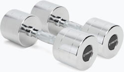 XTREXO króm súlyzók 2x10 kg ezüst