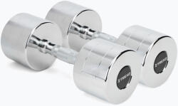 XTREXO króm súlyzók 2x12 kg ezüst