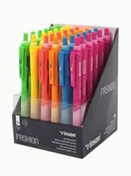 Vinson Golyóstoll nyomógombos 0, 7mm Vinson Fashion C4 vegyes displ 36 db (GTVINC436D) - web24