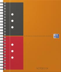 OXFORD Agenda Oxford International Notebook, A5+, 80 file, coperta rigida, portocaliu, dictando OX102680