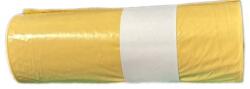 Clarina Saci menajeri strong, Ldpe, Clarina, 120L 10/rola, galben CLA-5074