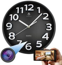 Spionescu Kémkamera faliórában, Spionescu, C8, 128 GB, Full HD, Wi-Fi, mozgásérzékelés, 24/7 felvétel, 90°-os széles látószög, akkumulátor 2500 mAh, autonómia 6 óra, fekete (EJ-548)