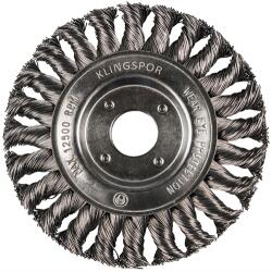 Klingspor Körkefe fonott egysoros 115 x 14 x 22.23mm 0.5 acél (358311)