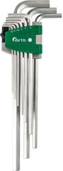Fortis Hajlított csavarhúzó készlet műanyag tartóban 9 részes 1.5-10mm hosszú (8504774283)