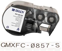 Brady M4C-500-499 / 170794, 12.70 mm x 4.88 m, Nailon, text negru / fundal alb