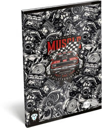  MUSCLE vonalas füzet - 21-32 - American Car - hibás (LIZ-22979751HIBAS)