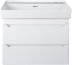  TMP SHARP 80 fali fürdőszobabútor - CeraStyle SHARP - 37300 mosdókagylóval - 80 x 48 cm (800689037300-u-01) - pepita