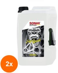 SONAX Set 2 x Solutie pentru Curatarea si Intretinerea Jantelor, Beast, 5 l, Sonax (DEM-2xMDR-433500)