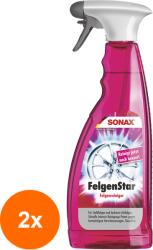 SONAX Set 2 x Solutie pentru Curatarea si Intretinerea Jantelor, 750 ml, Sonax Star (DEM-2xMDR-227400)