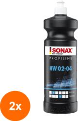 SONAX Set 2 x Solutie cu Ceara pentru Conservare HW 02-04, Profiline, 1 l, Sonax (DEM-2xMDR-280300)