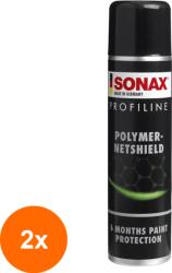 SONAX Set 2 x Aerosol pentru Protectia Vopselei, Aerosol Polymernetshield, 340 ml, Sonax Profiline (DEM-2xMDR-223300)