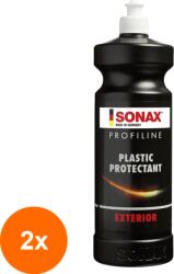 SONAX Set 2 x Solutie Profesionala pentru Protejarea Suprafetelor Exterioare din Plastic, 1 l, Sonax (DEM-2xMDR-210300)