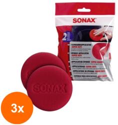 SONAX Set 3 x 2 Bureti Moi pentru Aplicarea Solutiilor, Sonax (DEM-3xMDR-417141)