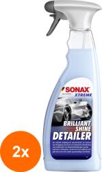 SONAX Set 2 x Solutie cu Ceara pentru Intretinerea Vopselei, Xtreme Brilliant, 750 ml, Sonax (DEM-2xMDR-287400)