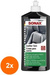 SONAX Set 2 x Solutie pentru Curatarea Tapiteriei din Piele, 500 ml, Sonax (DEM-2xMDR-291200)