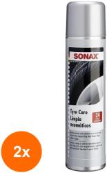 SONAX Set 2 x Solutie Spray pentru Curatarea si Intretinerea Anvelopelor, 400 ml, Sonax (DEM-2xMDR-435300)