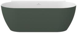 RAVAK FREEDOM W II TEC 1700x870 mm fehér/grey green akrilkád falhoz, króm lefolyóval CC71200000 (CC71200000)