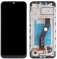 5D68C16980 Motorola Moto E6s fekete LCD kijelző érintővel kerettel előlap (5D68C16980)