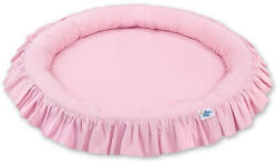 BabyLion Prémium kör alakú babafészek - Rózsaszín