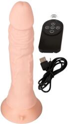 Nature Skin - tapadókorongos vibrátor (natúr) - vagyaim
