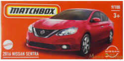 Mattel - 2016 Nissan Sentra - Kisautó papírdobozban (HVP70)