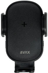 AVAX WH600 Feely+ Vezeték nélküli szellőzőrácsra rögzíthető autós töltő, 15W (AVAX WH600)