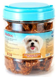 BIODOG Recompense pentru caini Biodog os din piept de pui orez brun 500 gr