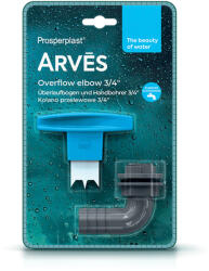 Prosperplast Arves 3/4" Túlfolyó Könyök Esővízgyűjtő Tartályhoz Bazaltszürke (PPP-RCANS2-7015)